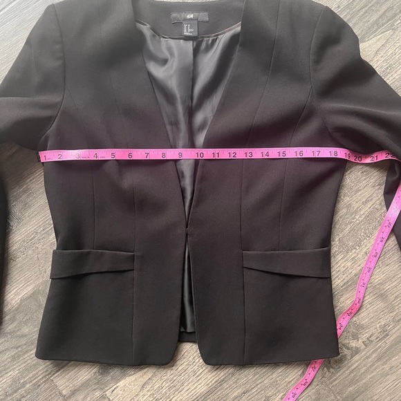 Black H&M Suit Jacket Size 12 - Picture 7 of 7